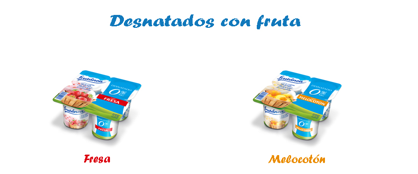 Yogur desnatado con fruta Asturiana