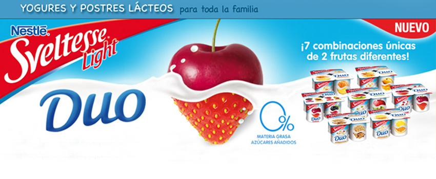 menu de Yogures Nestle