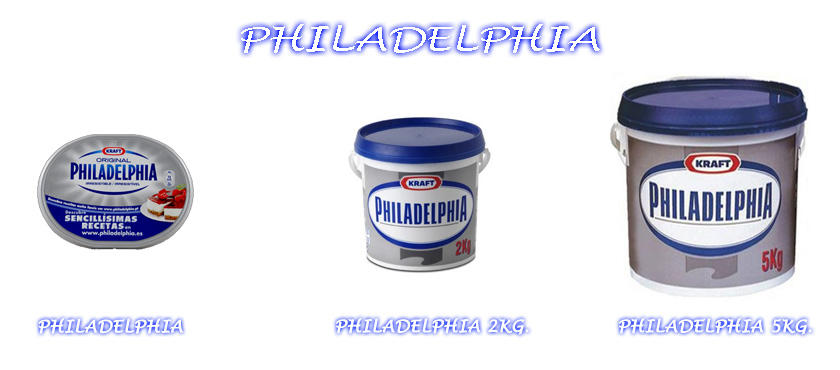 Quesos philadelphia